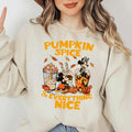 Pumpkin Spice Everything Nice Mickey Mouse Shirt â Cute Autumn Coffee Lovers Tee, Cozy Fall Season Disney Pumpkin Latte Aesthetic Sweatshirt