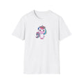 Cute Unicorn Graphic T-Shirt, Pastel Unicorn Tee, Softstyle Shirt for Kids and Adults, Birthday Gift, T-Shirt for Unicorn Lovers