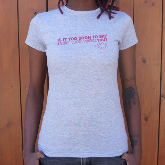 I Less Than Three You T Shirt Premium Print