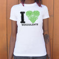I Love Succulents 6dollarshirts T Shirt Everyday Wear
