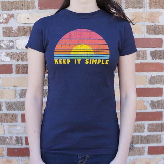 Keep It Simple Full Color 6dollarshirts T Shirt Minimal Style