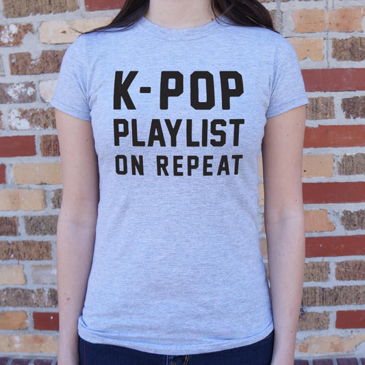 K Pop Playlist On Repeat 6dollarshirts T Shirt Clean Design