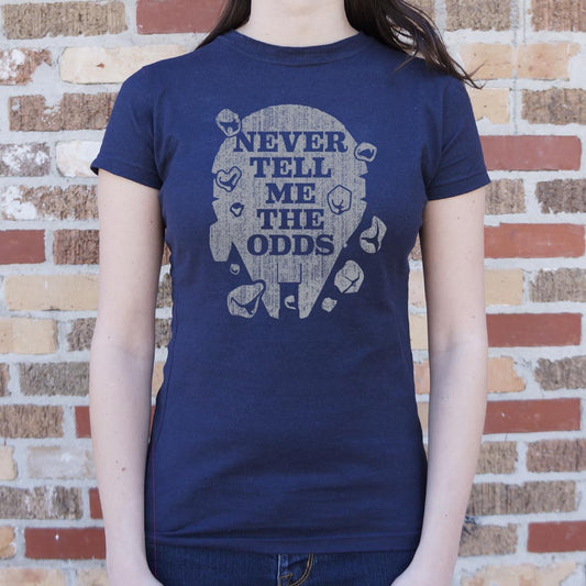Never Tell Me The Odds T Shirt Minimal Style