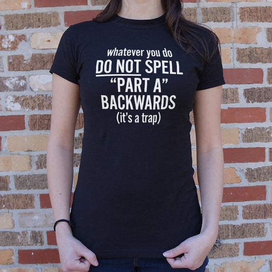 Part A Backwards 6dollarshirts T Shirt Premium Print