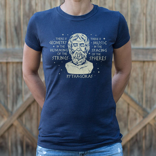 Pythagoras Quote T Shirt Clean Design