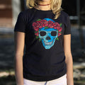 Rose Crowned Skull Full Color 6dollarshirts T Shirt Clean Design