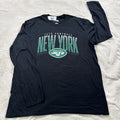 New York Jets Long Sleeve Shirt Mens Size Xl Nfl Team Apparel Black 100 Cotton | Trendy Graphic Tee | Casual Unisex T-shirt