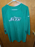 Nike Kelly Green Ny Jets 34 Sleeve Shirt New With Tags Nfl Xl | Trendy Graphic Tee | Casual Unisex T-shirt