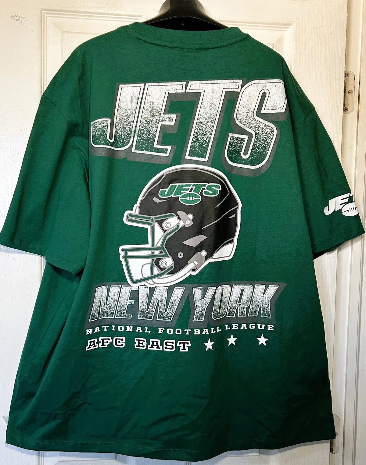 New York Jets Men's Big Men Tee Shirt 3xl Nfl Official Afc East Embroidered New | Trendy Graphic Tee | Casual Unisex T-shirt