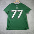New York Jets Shirt Mens Xl Green Nfl Football Mekhi Becton 77 Nike Tee Fan Tee | Trendy Graphic Tee | Casual Unisex T-shirt