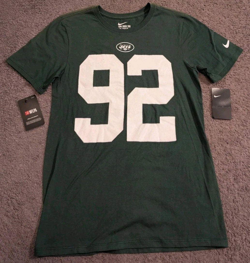Nike Nfl New York Jets Leonard Williams Green T-shirt Jersey Men's Small | Premium Sports Jersey | Fan Edition Apparel