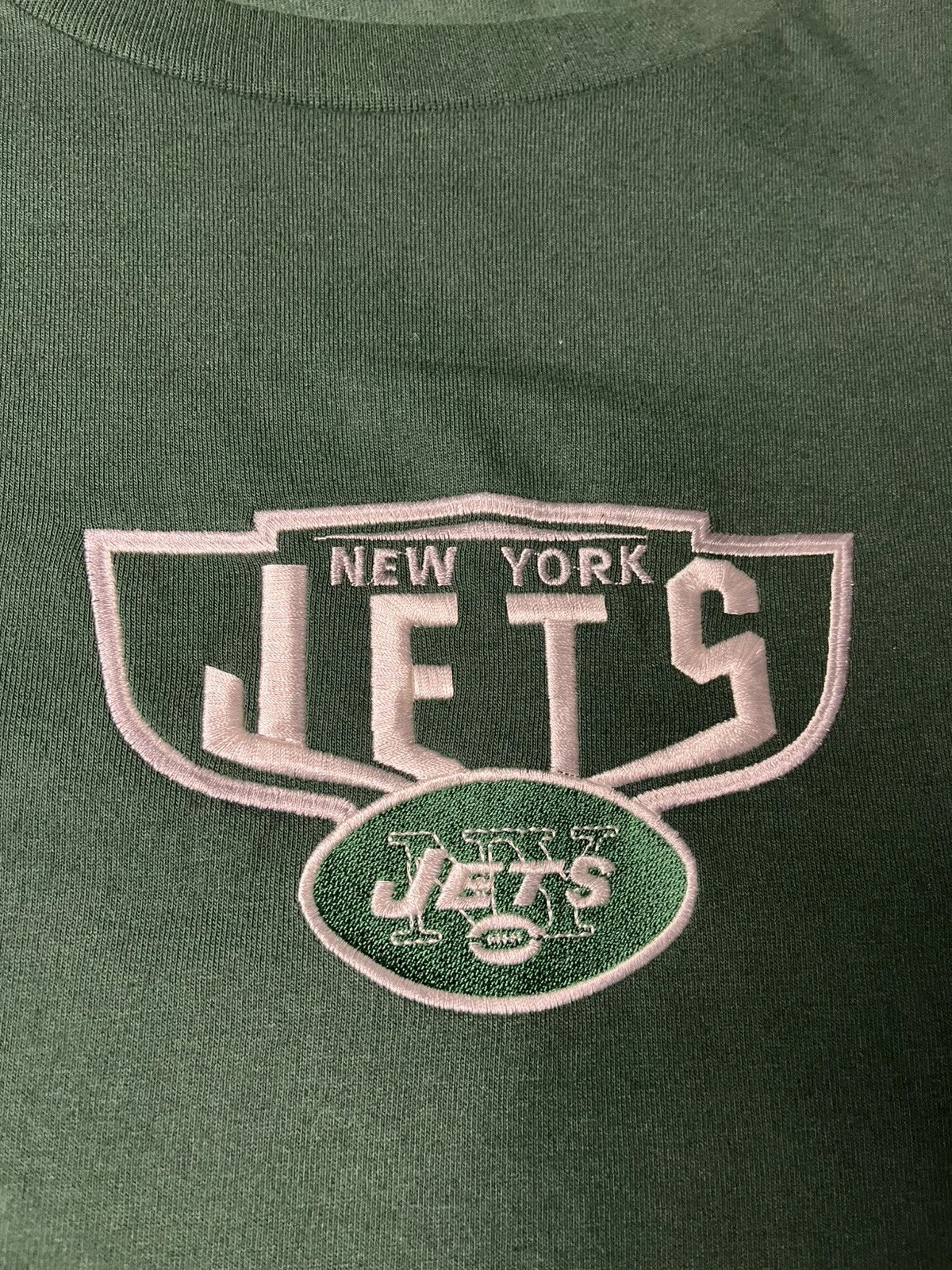 Vintage Starter New York Jets T Shirt Mens Xxl Green Embroidered Logo Usa Made | Trendy Graphic Tee | Casual Unisex T-shirt