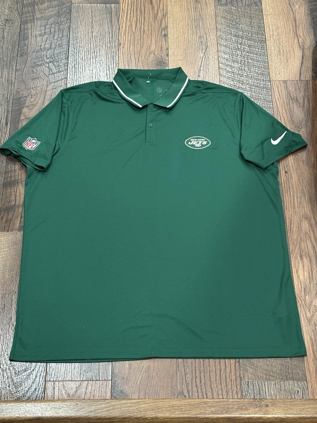 New York Jets Nfl Men's Nike Green Polo Shirt Size 3xl - New | Trendy Graphic Tee | Casual Unisex T-shirt
