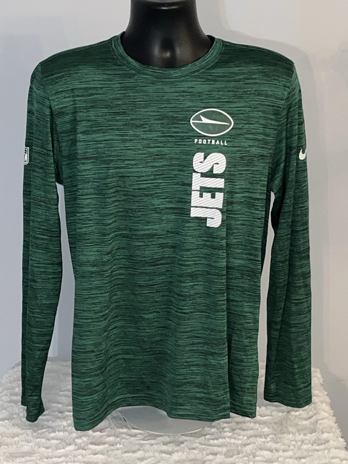 New York Jets Nfl Nike Green Legend Dri Fit Long Sleeve Shirt Mens Medium Nwot | Trendy Graphic Tee | Casual Unisex T-shirt