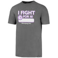 N H L '47 Winnipeg Gray Jets Hockey Fights Cancer Blank Write On Name T Shirt L | Trendy Graphic Tee | Casual Unisex T-shirt