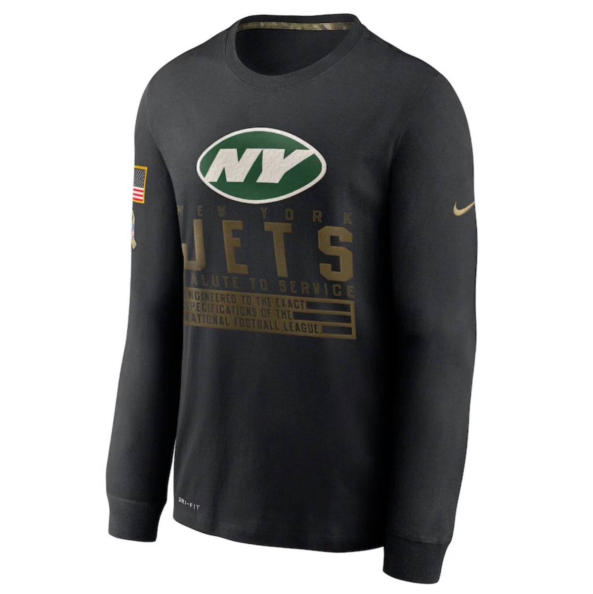 New York Jets Nike 2020 Salute To Service Sideline Shirt Mens Xl | Trendy Graphic Tee | Casual Unisex T-shirt