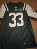 Nike New York Jets 33 Adams Nfl Green Crewneck T-shirt Men Size M New | Trendy Graphic Tee | Casual Unisex T-shirt