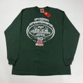Vtg Nfl Ny Jets Mens Shirt L Green 2002 Afc East Champs Roster Long Sleeve Nwt | Trendy Graphic Tee | Casual Unisex T-shirt