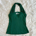 Nwt Women's Nfl New York Jets Halter Top Shirt With Built-in Bra - Xs | Trendy Graphic Tee | Casual Unisex T-shirt