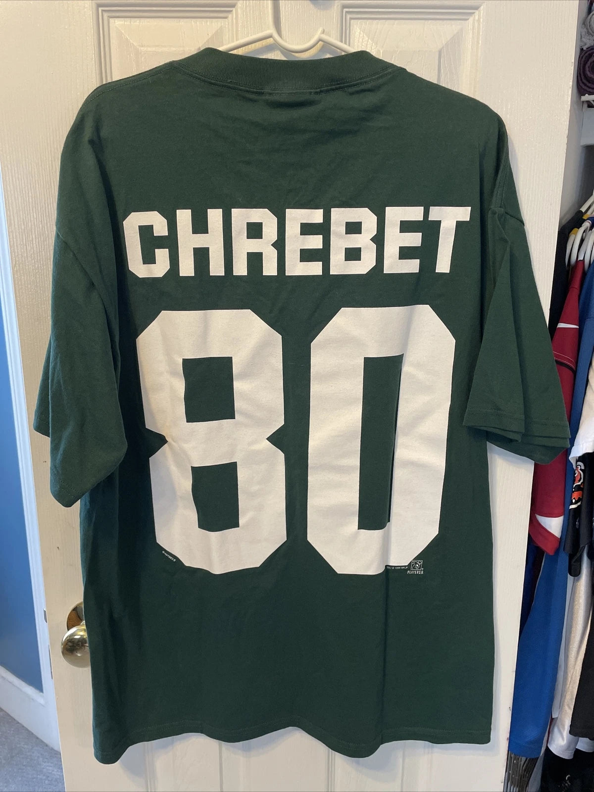 Wayne Chrebet New York Jets Football Lee Sport Mens Green Shirt Size Xl Nwt | Trendy Graphic Tee | Casual Unisex T-shirt
