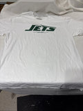 New York Jets Football Shirt Fanatics Mens White Tee Size L | Trendy Graphic Tee | Casual Unisex T-shirt