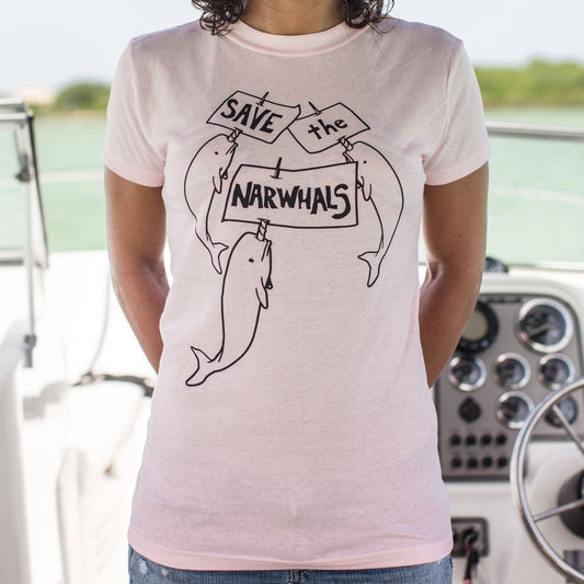 Save The Narwhals T Shirt Everyday Wear