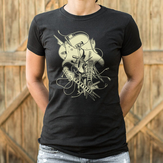 Smashed Guitar 6dollarshirts T Shirt Minimal Style