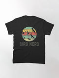 Retro Vintage Birding Bird Watching Funny Watcher Classic T Shirt Premium Print