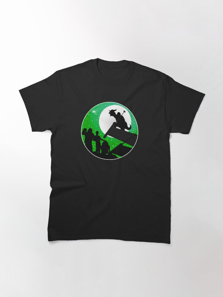 T Shirt Star Silhouette Green Classic