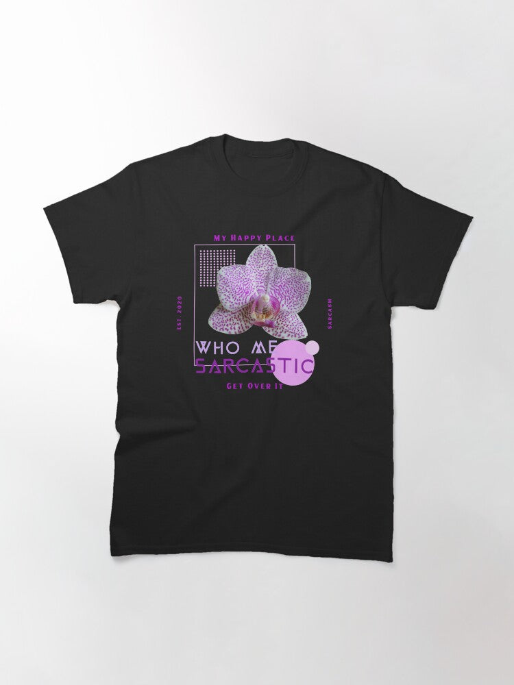 T Shirt Who Me Sarcastic Design Classic