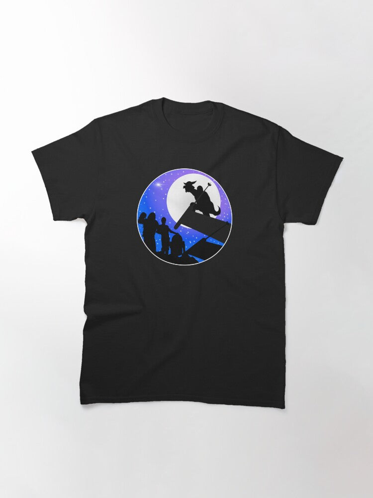 T Shirt Star Silhouette Blue Classic