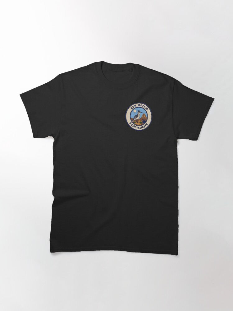 New Mexico Bird Watcher Greater Roadrunner Desert Patch Classic T Shirt Everyday Wear