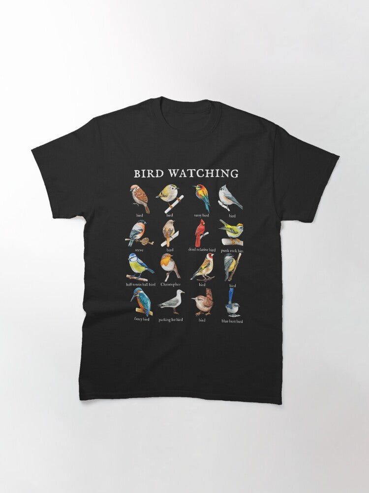 Bird Watching Funny Nerd Identification Classic T Shirt US Trend