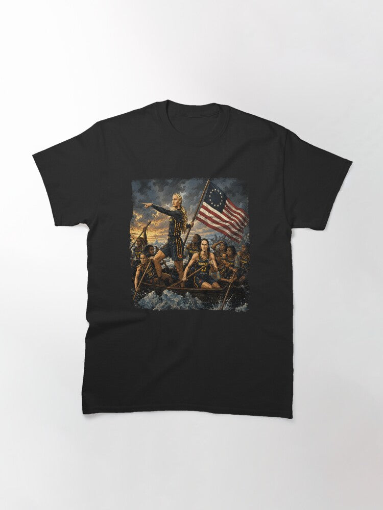 Sophie Cunningham Caitlin Clark Crossing The Delaware Classic T-Shirt