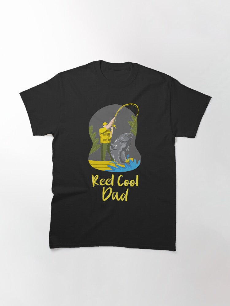 T Shirt Reel Cool Dad 1 Design Classic