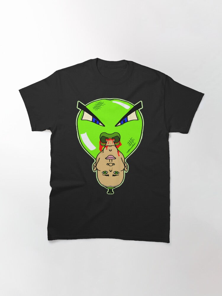 T Shirt Helium Balloon Sucking Head Classic 2