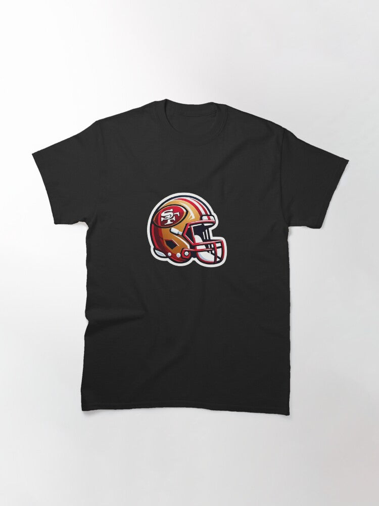 Red Gold Helmet Icon Classic T-Shirt