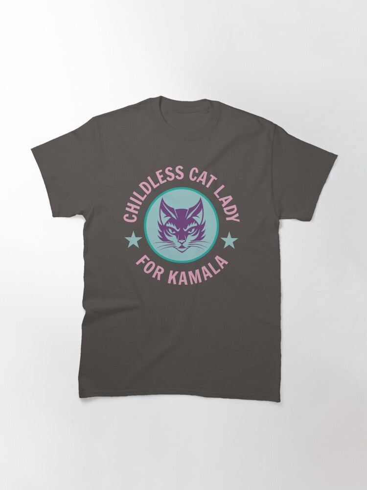 Childless Cat Lady for Kamala Harris Classic T-Shirt