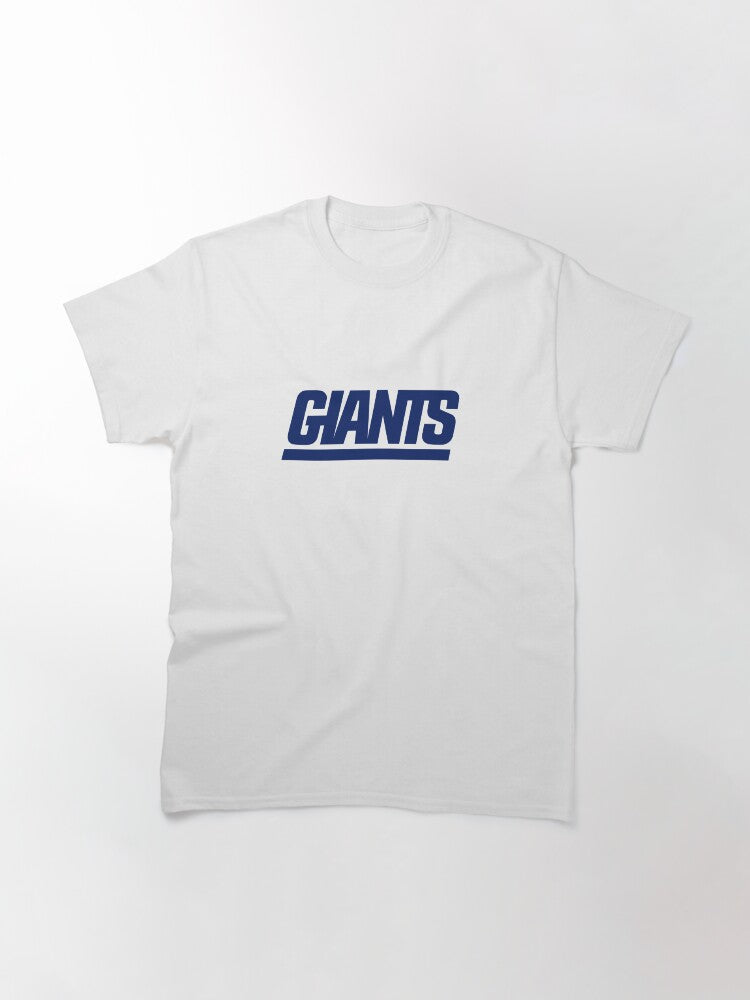 Big Blue Football Underlined Typography Classic T-Shirt