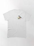 Nuthatch Watercolor Illustration Charming Songbird Nature Artwork Classic T Shirt Gift Ready