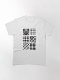 Black and White Texture Artwork, 3 Classic T-Shirt