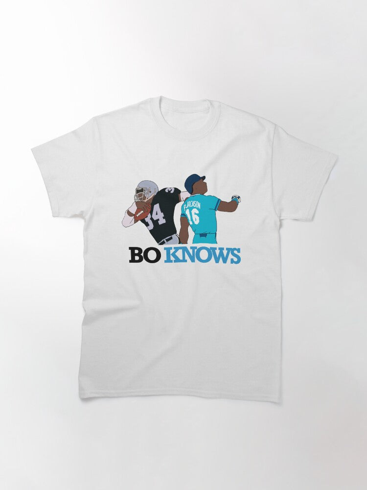 Bo Knows Playing Baseball Classic T-Shirt