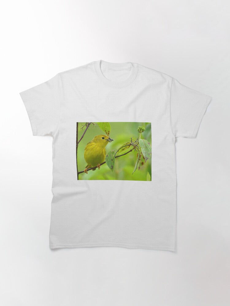 Yellow Warbler Classic T Shirt Premium Print