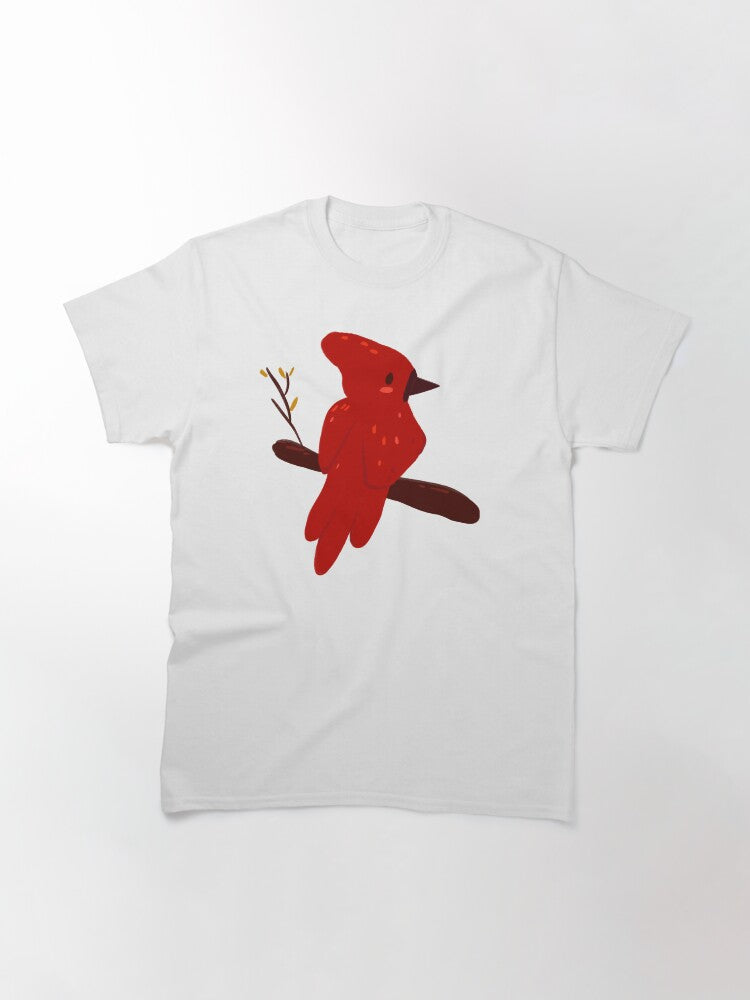 Cozy Cardinal Classic T Shirt Premium Print