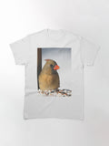 Northern Cardinal Classic T Shirt Minimal Style
