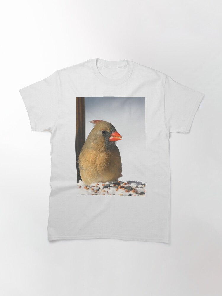 Northern Cardinal Classic T Shirt Minimal Style