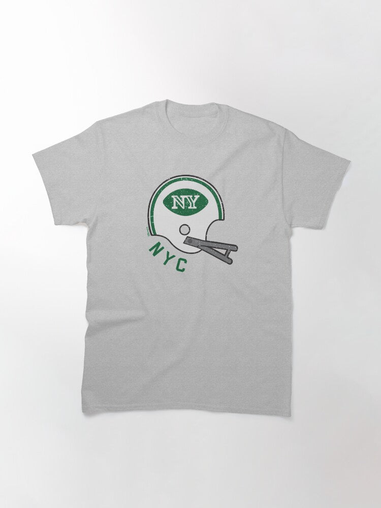 NYC Damgoodgame Football Team NY Lid Graphic Classic T-Shirt