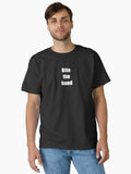 bite the hand white on black Classic T Shirt T Shirt Trending 2025 High CTR Pick