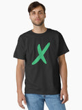 White cross on turquoise Classic T Shirt T Shirt Best Seller Look Daily Comfort Wear