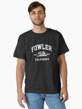 Fowler California CA vintage state Athletic style Classic T-Shirt